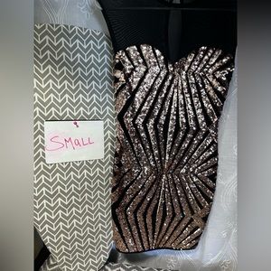 Sequence black and gold dress (also have in black)